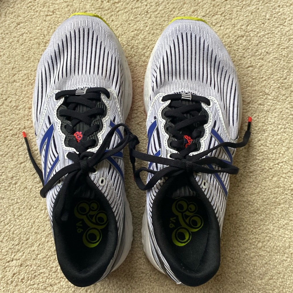 Like New! New Balance 890v6 `white Munsell` Women`s Running Shoes